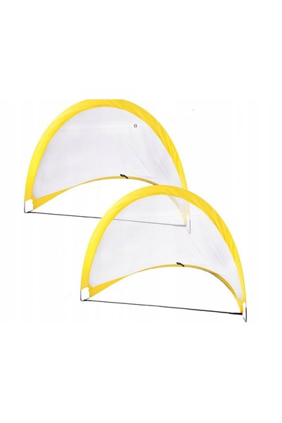 Spokey Poartă de fotbal portabilă, 2 piese, 80 x 60 x 60 cm, Portocaliu