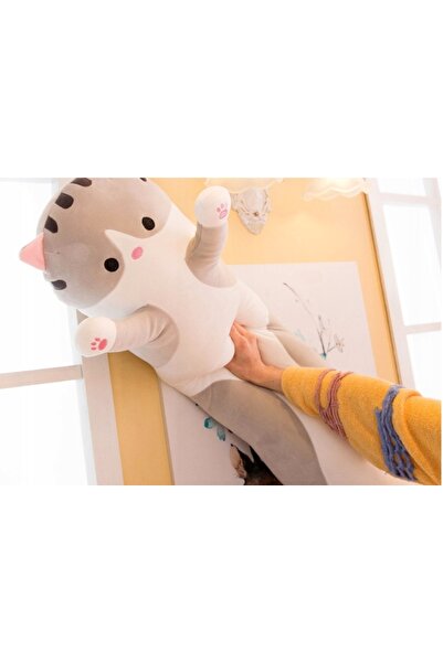 Gotel Kotek Mascota Pisică Pernă Extra Lungă Jucărie Moale Pentru Copii 110cm...