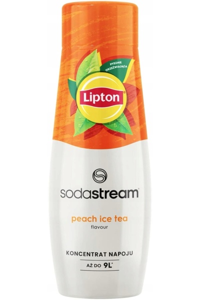 sodastream Lipton Ice Tea Sirop de Lămâie + Set Sirop de Piersică pentru Ice ...