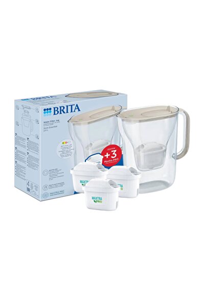 BRITA Dzbanek Style Essential Sand 3 cartușe Maxtra Pro Pure Performance