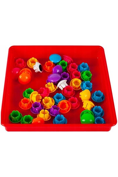 MalPlay BUTTON Joc Puzzle Mozaic, Antrenament pentru Mâini Mici, Educativ, Ci...