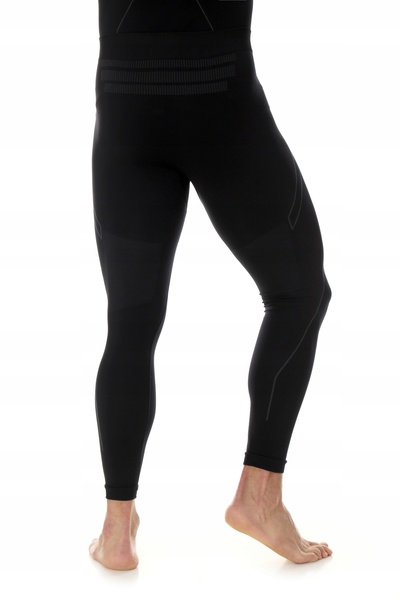 Brubeck Pantaloni termici bărbați LE11840A Negru/Albastru XXL
