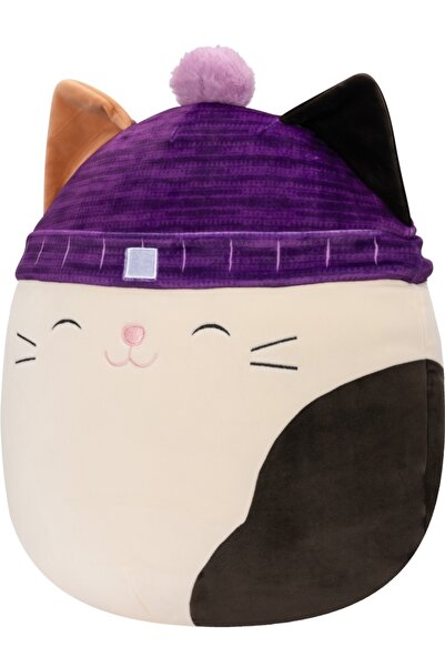 Squishmallows Jucărie mascotă pisică Cam multicoloră 40 cm