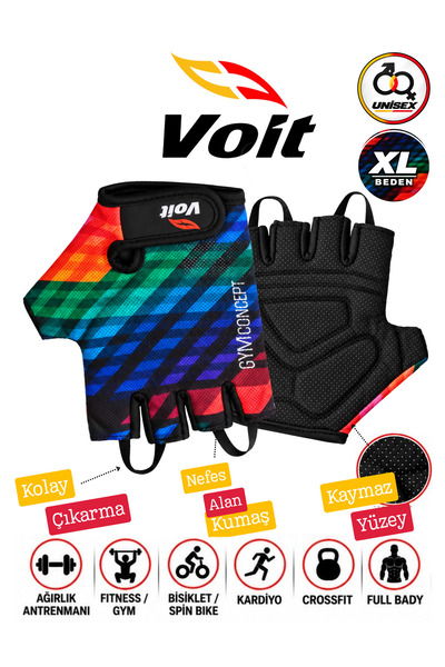 Voit Fİtness Kardiyo Ağırlık Body Dambıl Halter Bisiklet Sporcu Antrenman Eld...