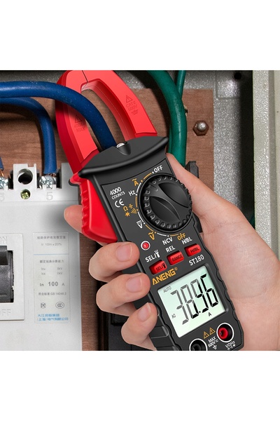 ANENG Multimetru cu clemă ST180 True RMS AC/DC 600V 20A NCV LCD