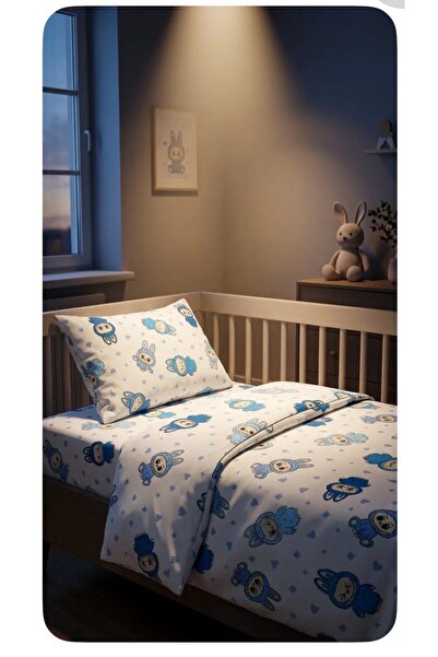 By Masuaa Baby Bedding Set 4 Pieces |   150 X 100 |   Cloudy