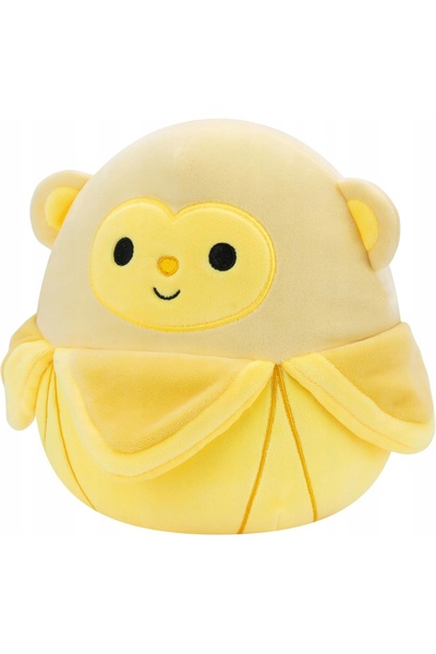 Squishmallows Jucărie de pluș moale de 20cm, păpușă de îmbrățișat - Maimuță D...