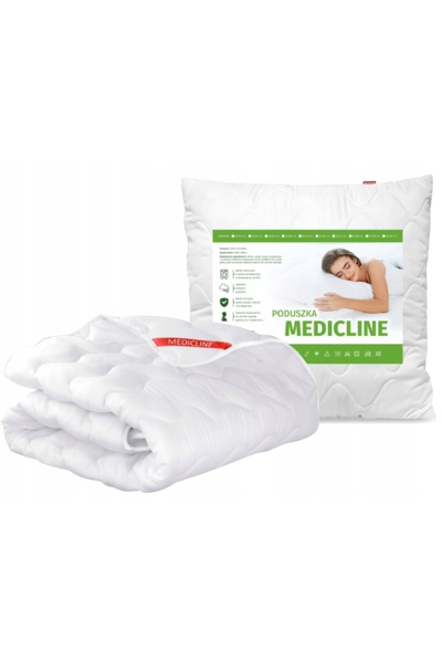 NO BRAND Pilotă pentru toate anotimpurile 180x200 MEDICLINE + Pernă 70x80 Mat...