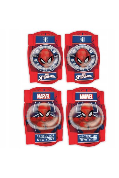 NO BRAND SET SPIDERMAN: CASCĂ, PROTECTORI PENTRU COATE ȘI GENUNCHI, MĂNUȘI