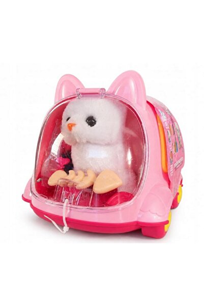 ELEFUN Transportor interactiv pentru pisoi cu roți și accesorii pentru viteză...
