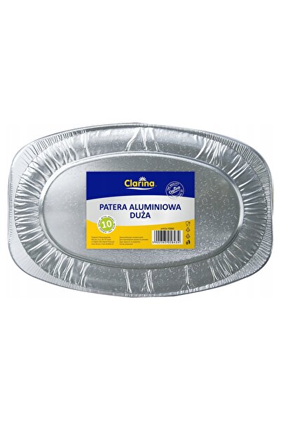 Clarina Tavă din aluminiu pentru grătar, dimensiune medie 55x36cm, 10 bucăți