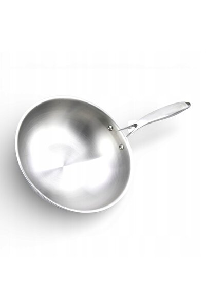 Masterpan WOK 28 CM din oțel inoxidabil, pentru inducție și gaz