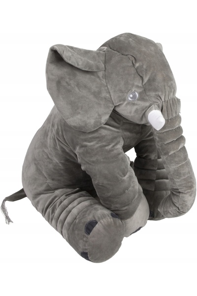 Norimpex Elefant de pluș de îmbrățișat, de dimensiuni mari, pernă.