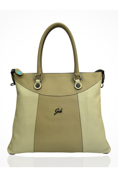Gabs Δερμάτινη Γυναικεία Τσάντα Shopper Χακί/Αλόη G012263T2_X3036_F2915