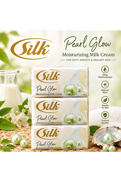 silk Pearl Glow Moisturizing Milk Cream Soap – 120g | Soft, Smooth & Radiant ...