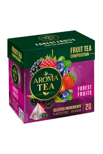 Aroma Tea Τσάι μούρων, 20 πυραμιδικά φακελάκια, 40γρ.