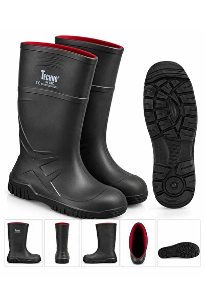 MERAL İŞ GÜVENLİĞİ Techno Boots S4 Long 37 cm 100% Waterproof Polyurethane Bo...