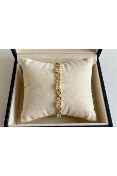 XP Xuping JEWELRY 14 ayar altın kaplama zirkon taşlı suya dayanıklı kadın çel...