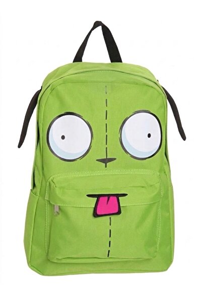 Köstebek Invader Zim Gir Green Backpack