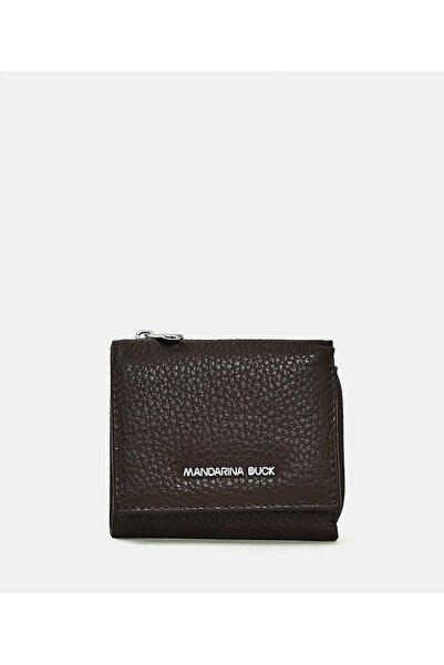 Mandarina Duck Μικρό Δερμάτινο Γυναικείο Πορτοφόλι για Κέρματα Καφέ P10FZP76-B01