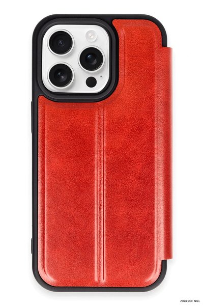 New Face Zngzrmll Newface iPhone 14 Pro Max Case Flip Cover (211521) - Red