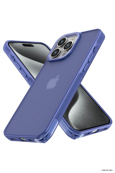 New Face ZNGZRMLL Newface حافظة أنيقة لهاتف iPhone 15 Pro - (204842) أزرق