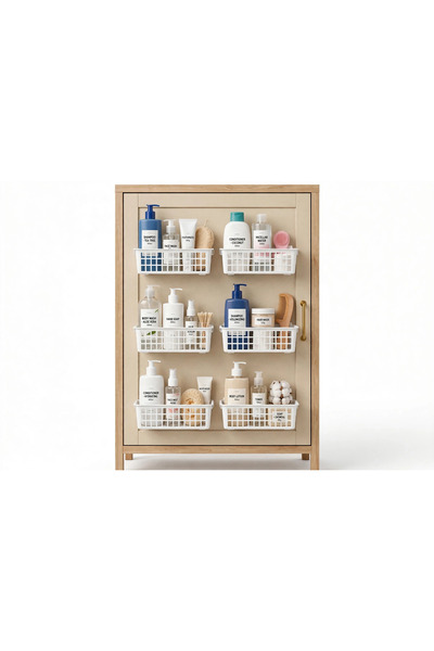 Generic Multifunctional Storage Cabinet - Wall Mounted Bathroom Storage Cabin...