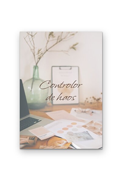 OEM Poster Carton 250g A4 Controlor de haos, Tablou perete motivational, Mat