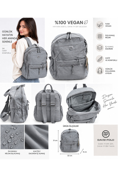 DAVID POLO Waterproof Backpack