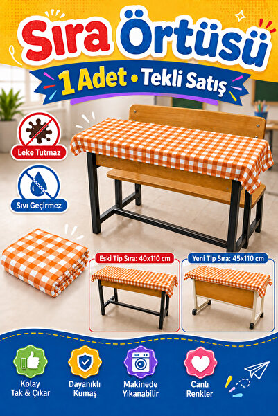 Soft Kare Tekli Duck Kumaş Sıra Örtüsü – Ölçü ve Renk Seçenekli, Leke Tutmaz,...