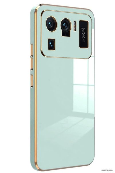 New Face ZNGZRMLL Newface Mi 11 Ultra Case Volet سيليكون - (205204) أخضر