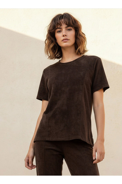 FAV Regular Fit T-shirt with Ribbed Texture