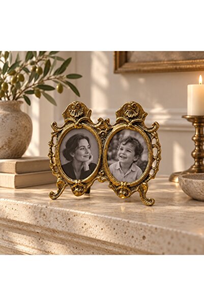 ÇİFTLİ OVAL FOTOĞRAF ÇERÇEVESİ