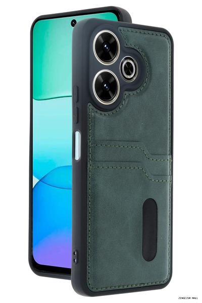 New Face Zngzrmll Newface Redmi 13 4g Case Sara Leather Case with Business Ca...