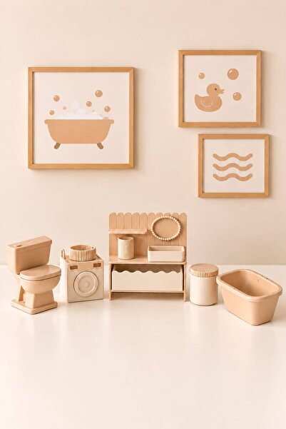 - BEBEK EVİ BANYO SETİ