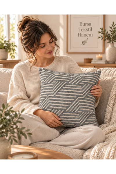 Kırlent Kılıfı 45x45 cm 4 LU SET