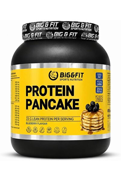 Big and Fit Big & Fit Blueberry Protein Pancake Mix 1500g | High Protein Breakfast & Waffle Batter for Muscle Support