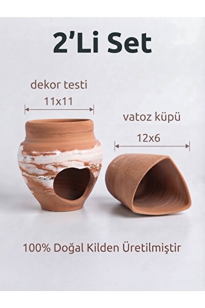 baskıhomed -Üçgen Ağız Vatoz Yumurtlama Küpü-Dekor Testi Suda Salınım Yapmaya...