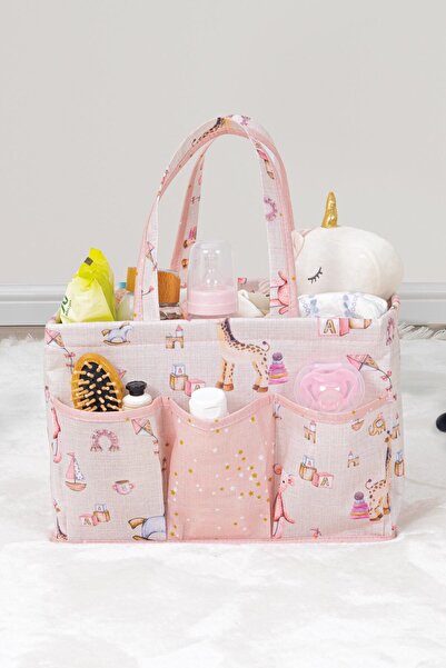 EMİLA HOME Baby Care Bag & Pouch & Organizer Girl & (30X20X21 cm)