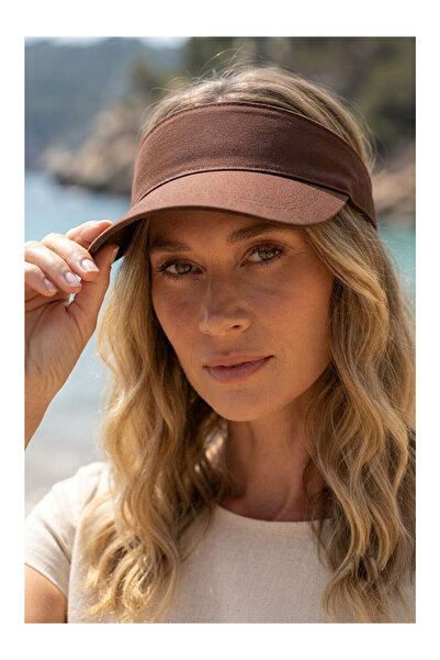 LC Waikiki Two Mt Shop Quality Marina Brown Flat Women's Cap Hat