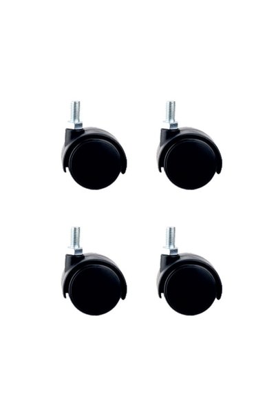 Generic Brand Large Plastic Screw Wheel - 50mm Hks127 - 4 Pieces