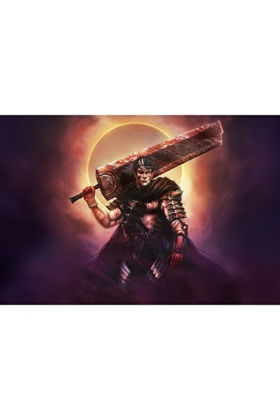 OEM Poster Berserk Guts The Lone Wolf, 61x90 cm, poster4748