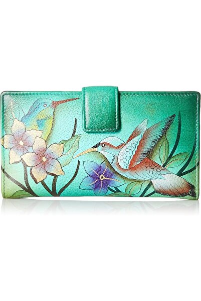 Anna by Anuschka Hand Painted Leather - Bi-Fold Organizer Wallet