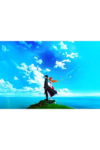 OEM Poster Asuna și Kirito Sword And Soul, 61x90 cm, poster4944