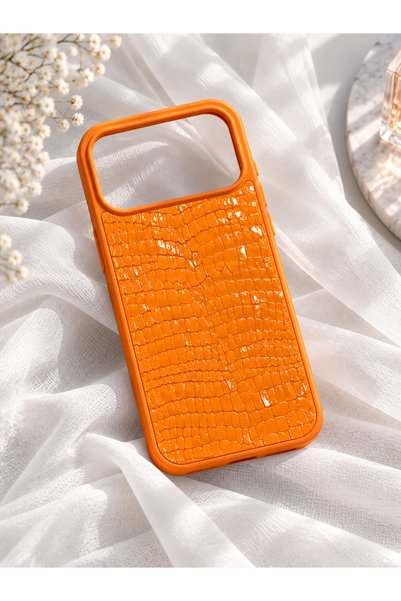 EskilikShop Yeni Sezon SADECE İPHONE 17 PRO UYUMLU Yılan Derisi Görünümlü Pre...