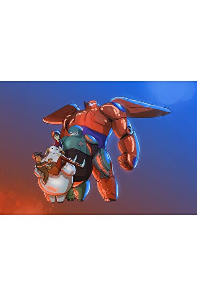 OEM Poster Big Hero 6 Baymax 4k, 61x90 cm, poster5090