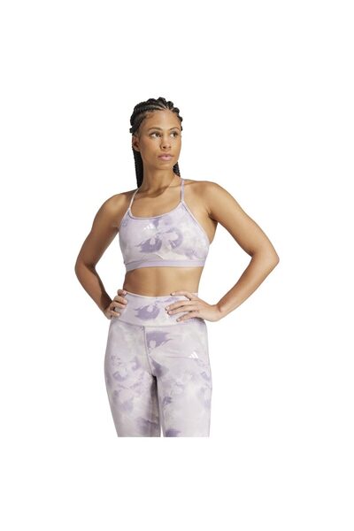 adidas Γυναικείο Αθλητικό Σουτιέν Aeroreact Training Essentials με σχέδιο Tie...