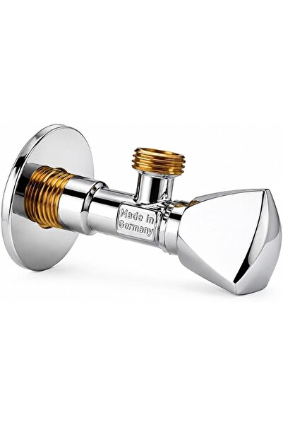 Generic German Corner Stop Chrome Faucet Water Control Brass Durable for Sink...