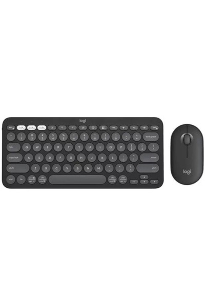 logitech Kit tastatura + mouse Pebble 2 Combo Tonal graphite