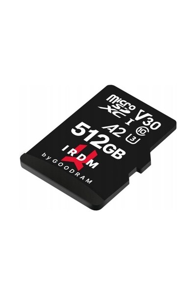 Goodram Irdm Ir-M2Aa-5120R12 Class 10 Uhs-I U3 A2 V30 512 Gb Micro Sd Card
